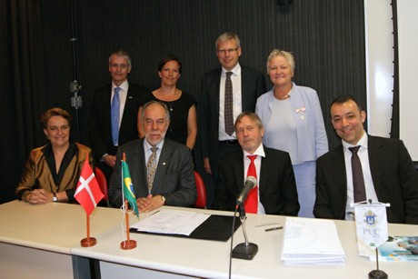 President of Capes João Guimarães, international director Denise Neddermeyer, Capes, Sven Bislev, CBS, Ilmar Santos, DTU, Ole Skøtt, SDU, Mette Sandbye, KU, Kurt Nielsen, AU and Lone Dirckinck-Holmfeld, AAU.