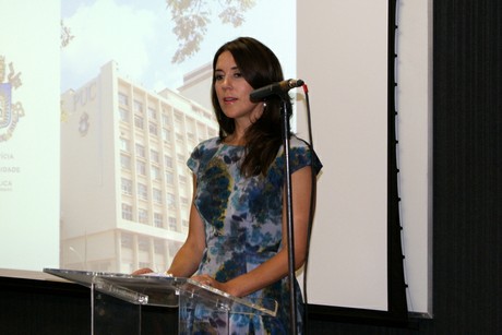 H.R.H. Crown Princess Mary gave a speech during the event.