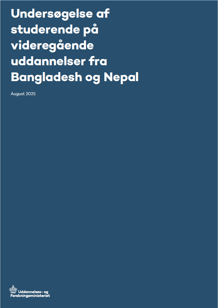 Undersøgelsen belyser årsagerne til, at et stigende antal personer fra Bangladesh og Nepal søger om optagelse og starter på de danske universiteter.
