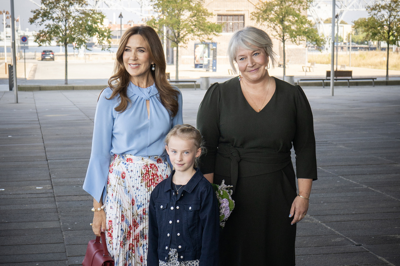 Uddannelses- og forskningsminister, Christina Egelund, og Dronning Mary til uddelingen af Undervisningsprisen 2024.