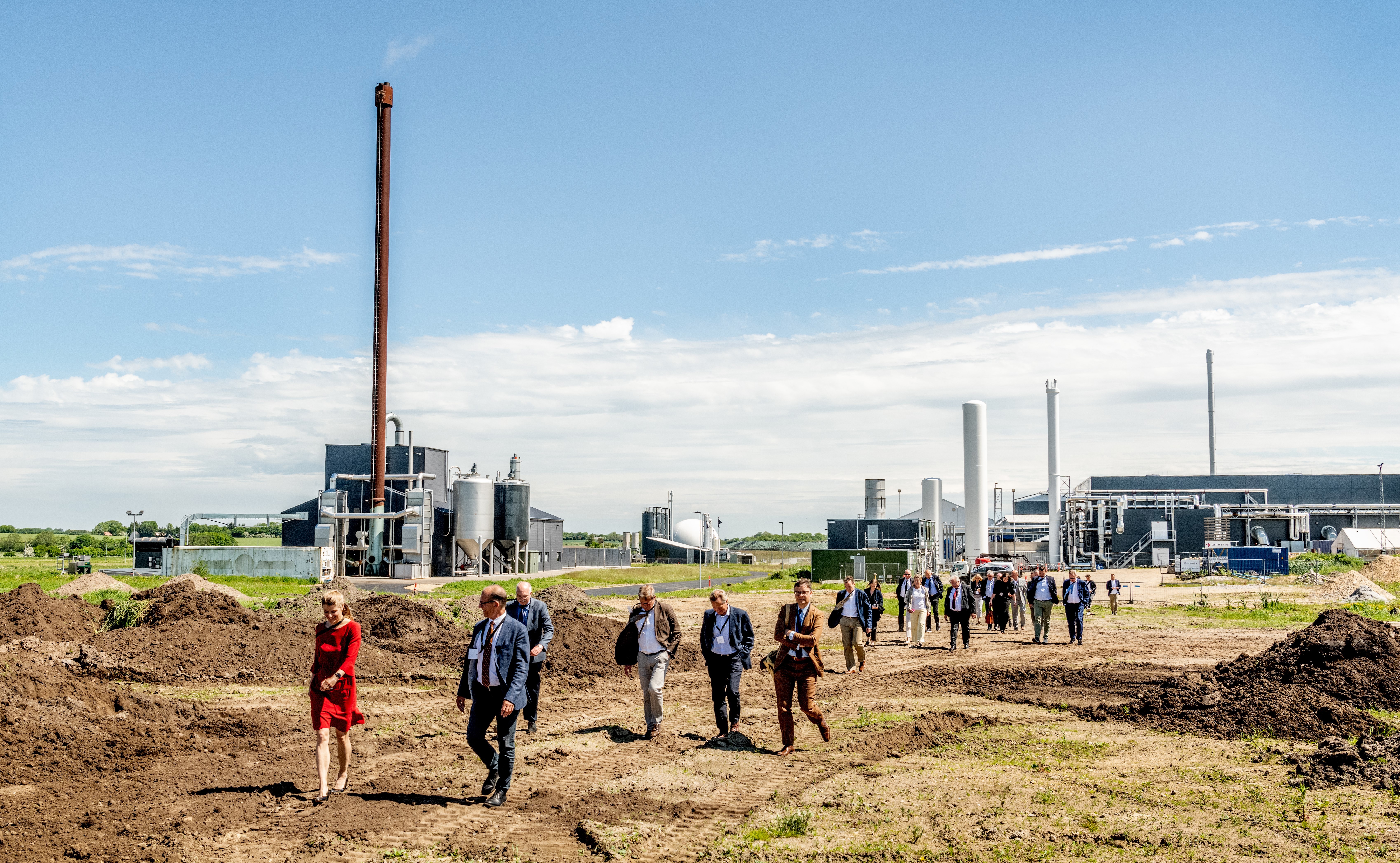 Uddannelses- og forskningsminister Ane Halsboe-Jørgensen på rundvisning i GreenLab. Foto: Mette Johnsen