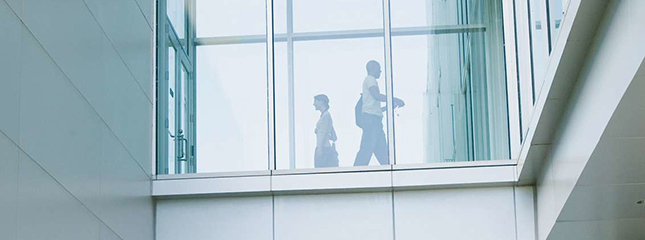 Billede fra forhal på uddannelsesinstitution